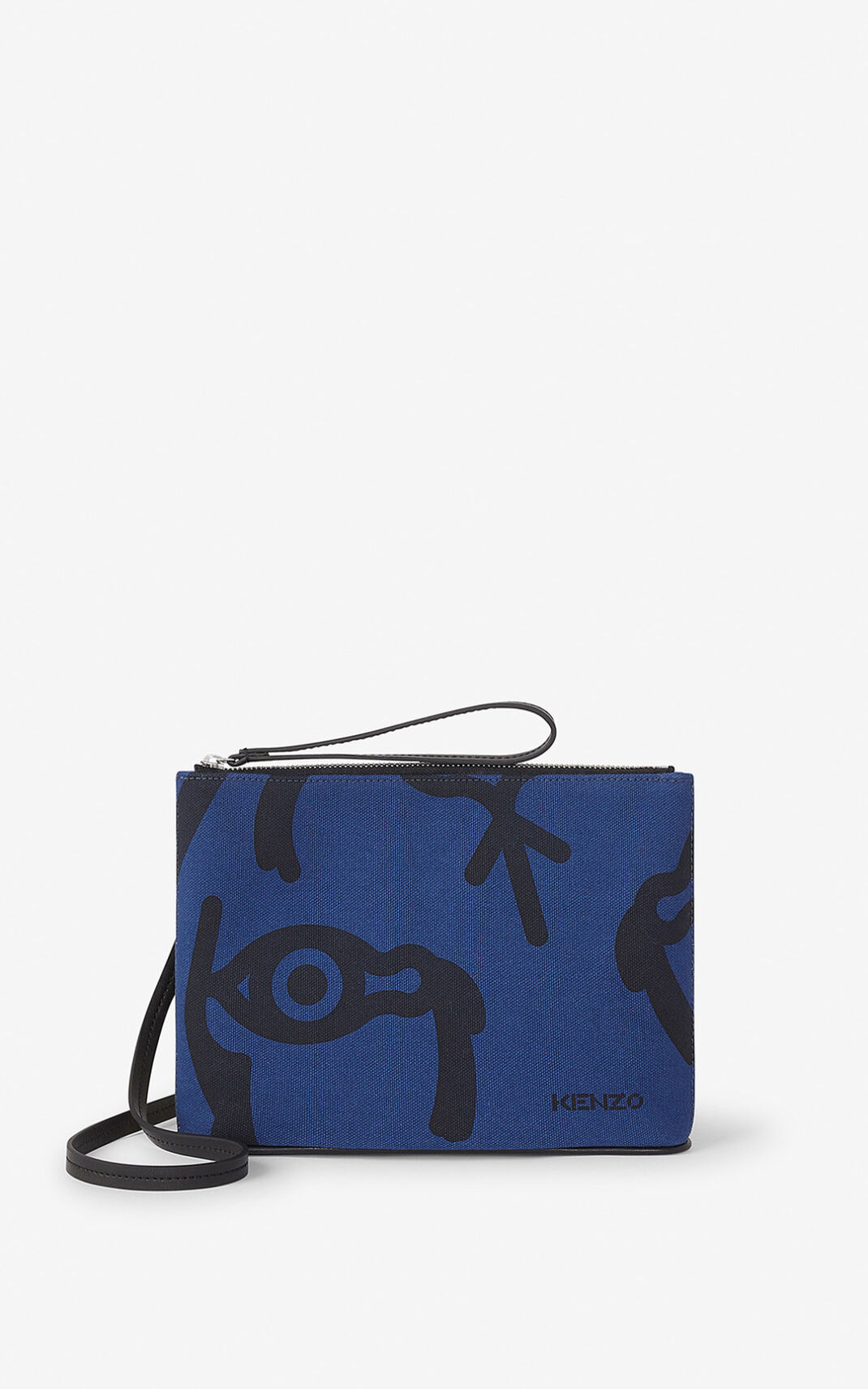 Sac Messenger Kenzo Femme Arc Toile and shoulder strap Bleu XAOBL-6032